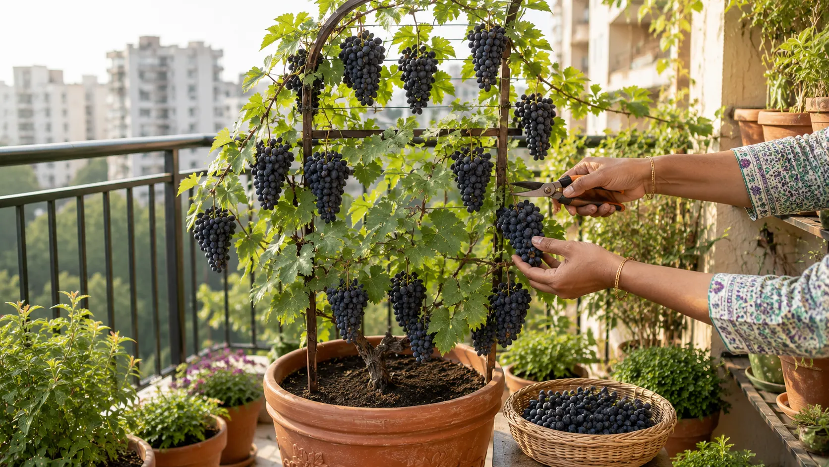 Harvesting and Enjoying Your Grapes